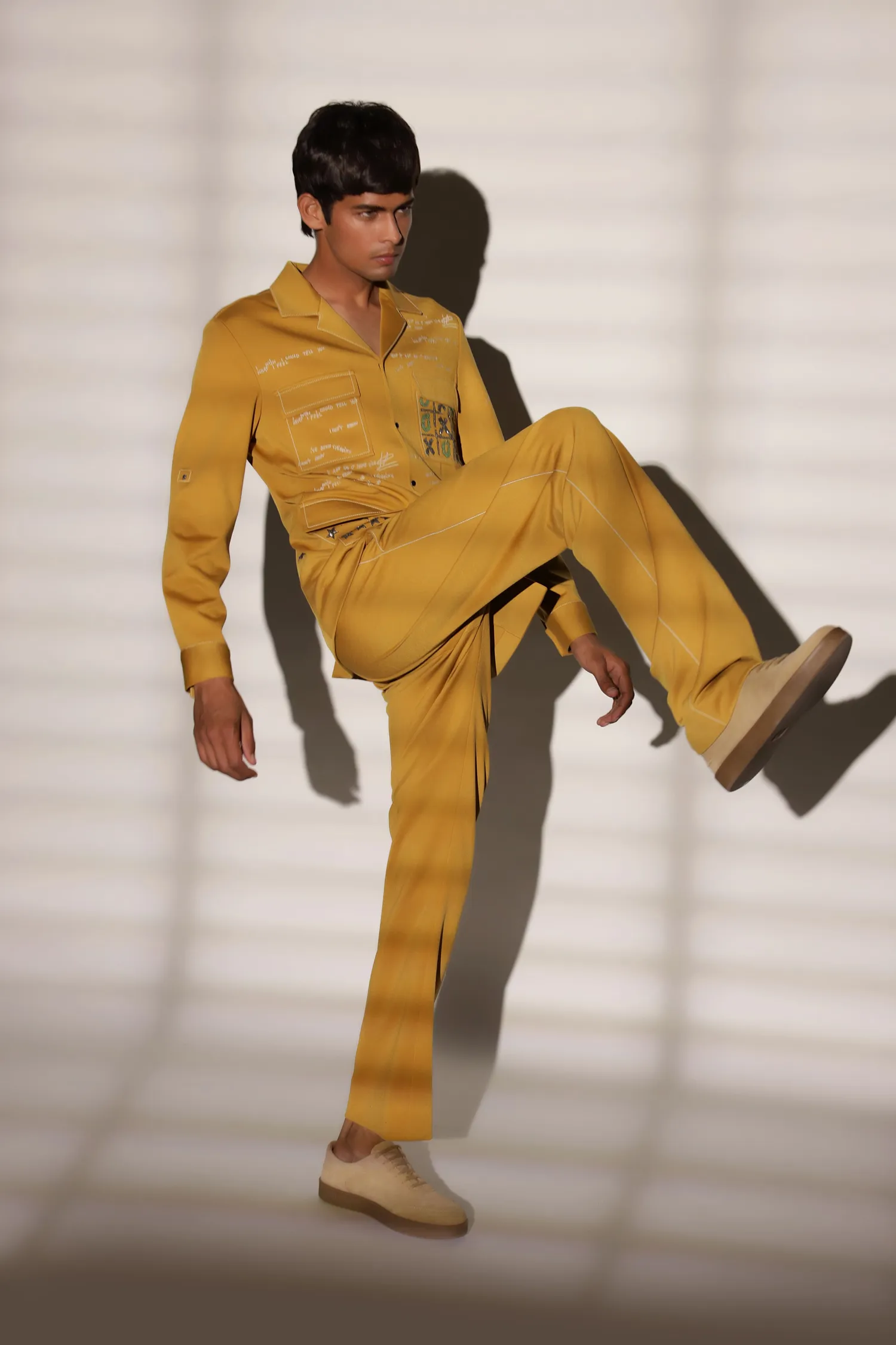 Tic-Tac-Toe Shacket With Pants