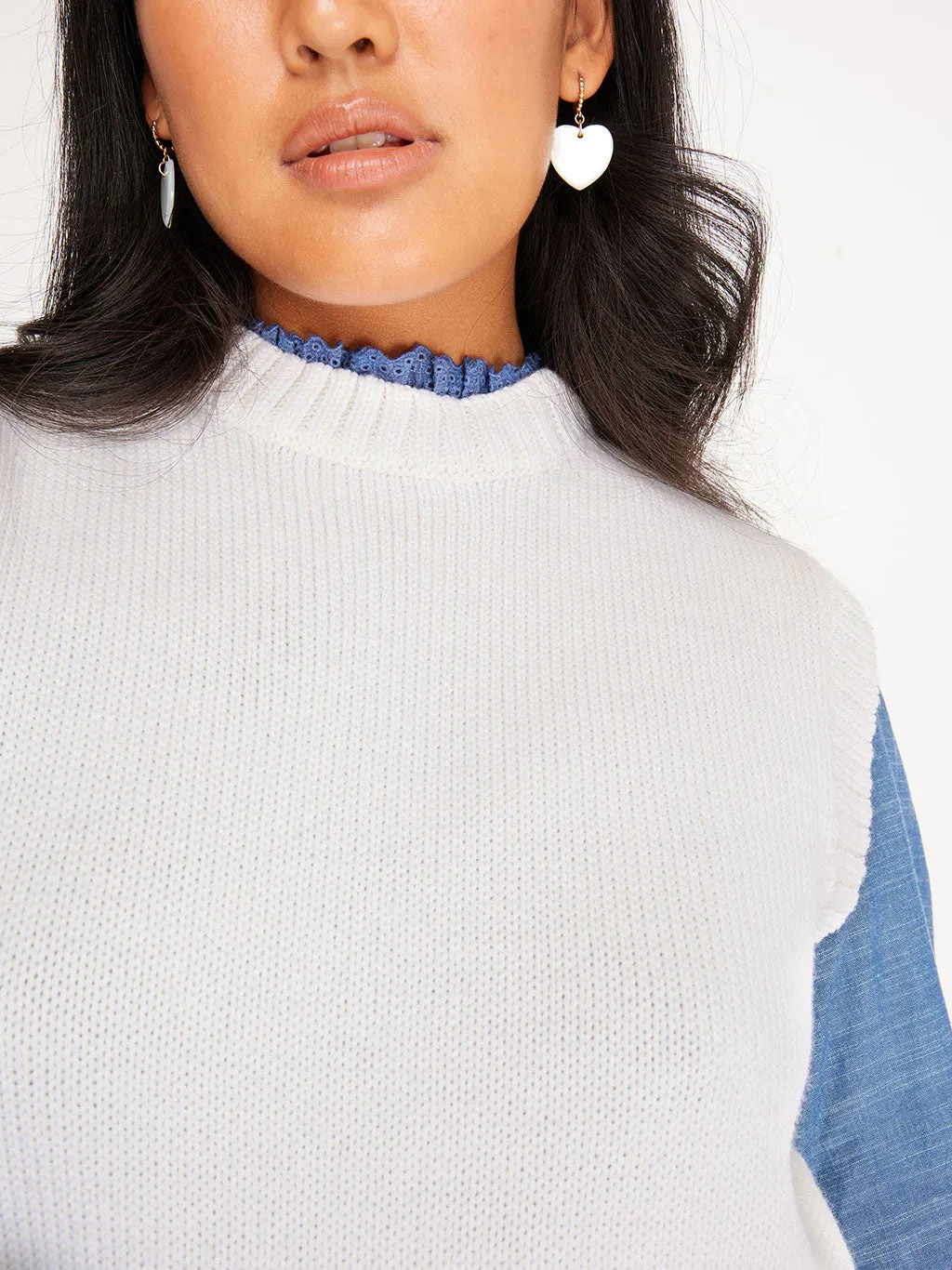 Venetia Vest Cream x Gigi Knitwear
