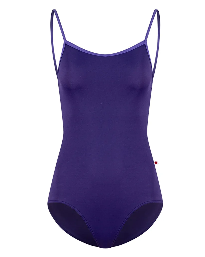Yumiko Kiki Cut Out Back Camisole Leotard - Womens - Myth / Wisteria