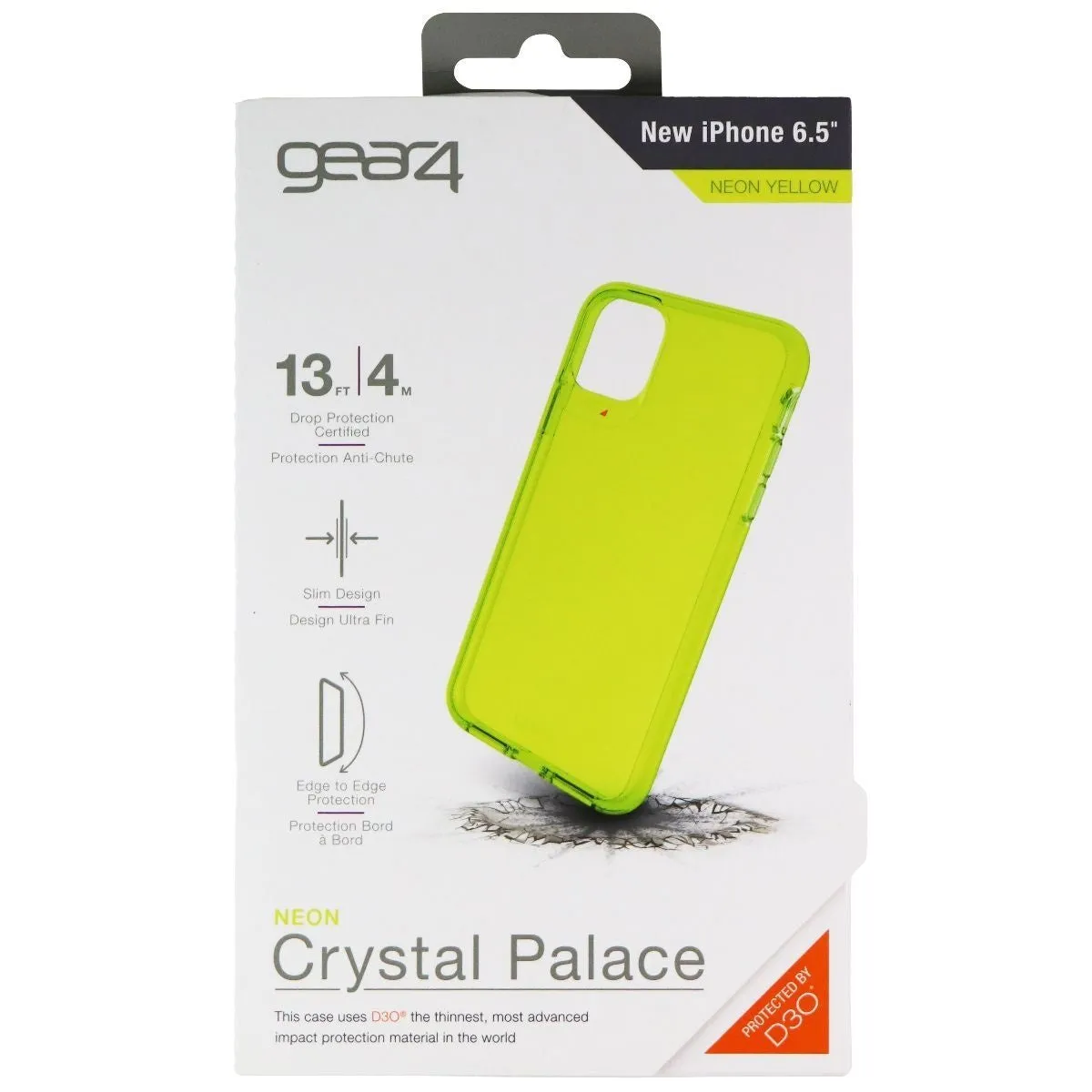 ZAGG Neon Crystal Palace Hard Case for Apple iPhone 11 Pro Max - Neon Yellow
