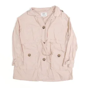 ZARA Pink Parka Jacket Girls 11-12 Years